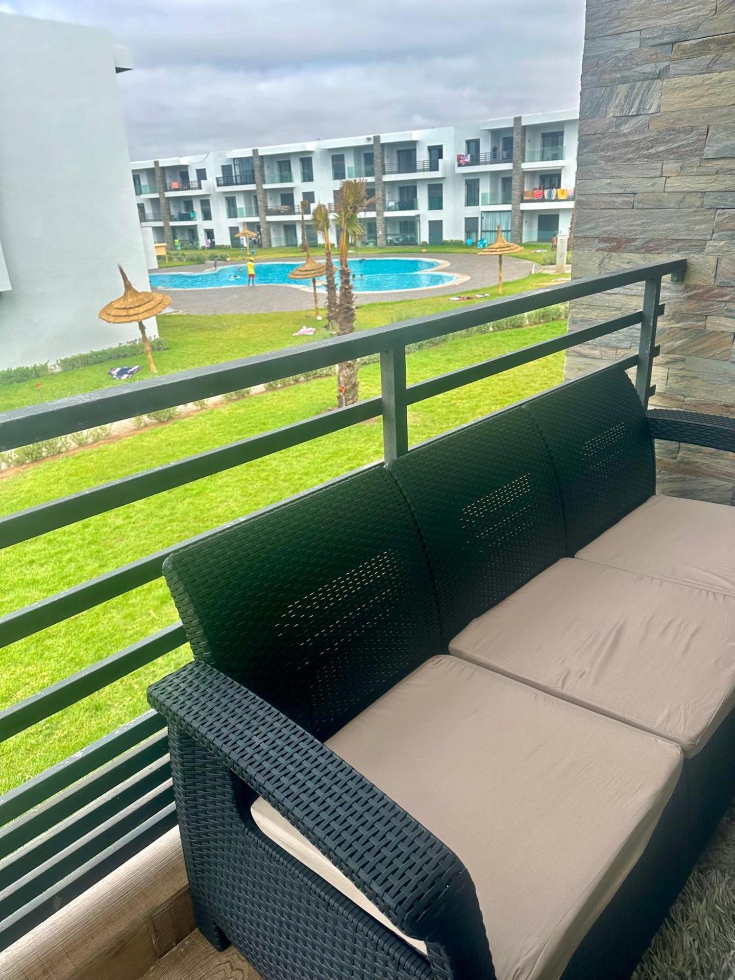 Appartement Cozy Avec Piscine 시디 라할 외부 사진