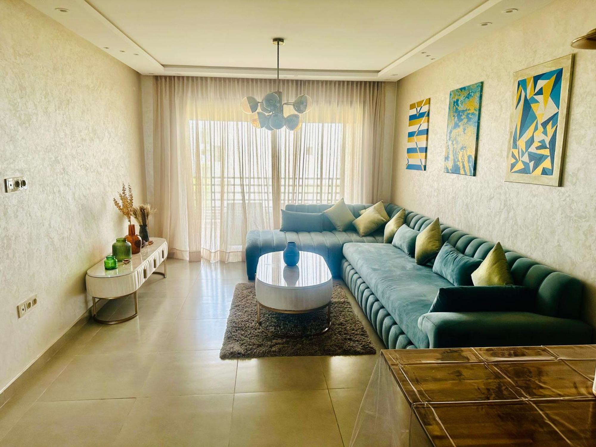 Appartement Cozy Avec Piscine 시디 라할 외부 사진