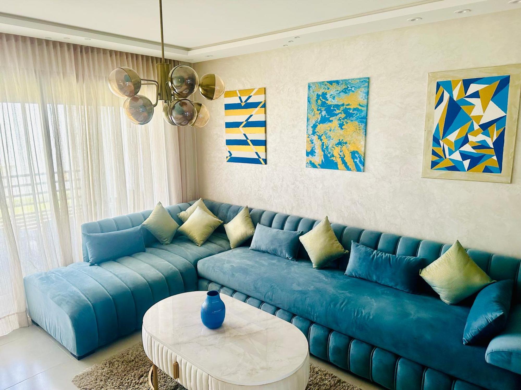 Appartement Cozy Avec Piscine 시디 라할 외부 사진